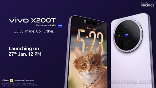 مشخصات کلیدی، تاریخ عرضه و طراحی گوشی vivo X200T فاش شد